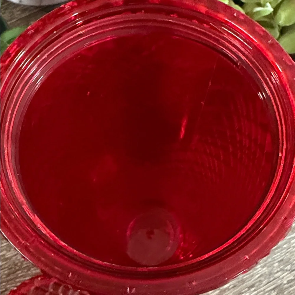Starbucks 2021‎ Winter Holiday Bright Red Jeweled 24oz Venti Cold Cup Tumbler